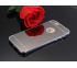 Zrkadlový kryt + bumper iPhone 6/6S - čierny
